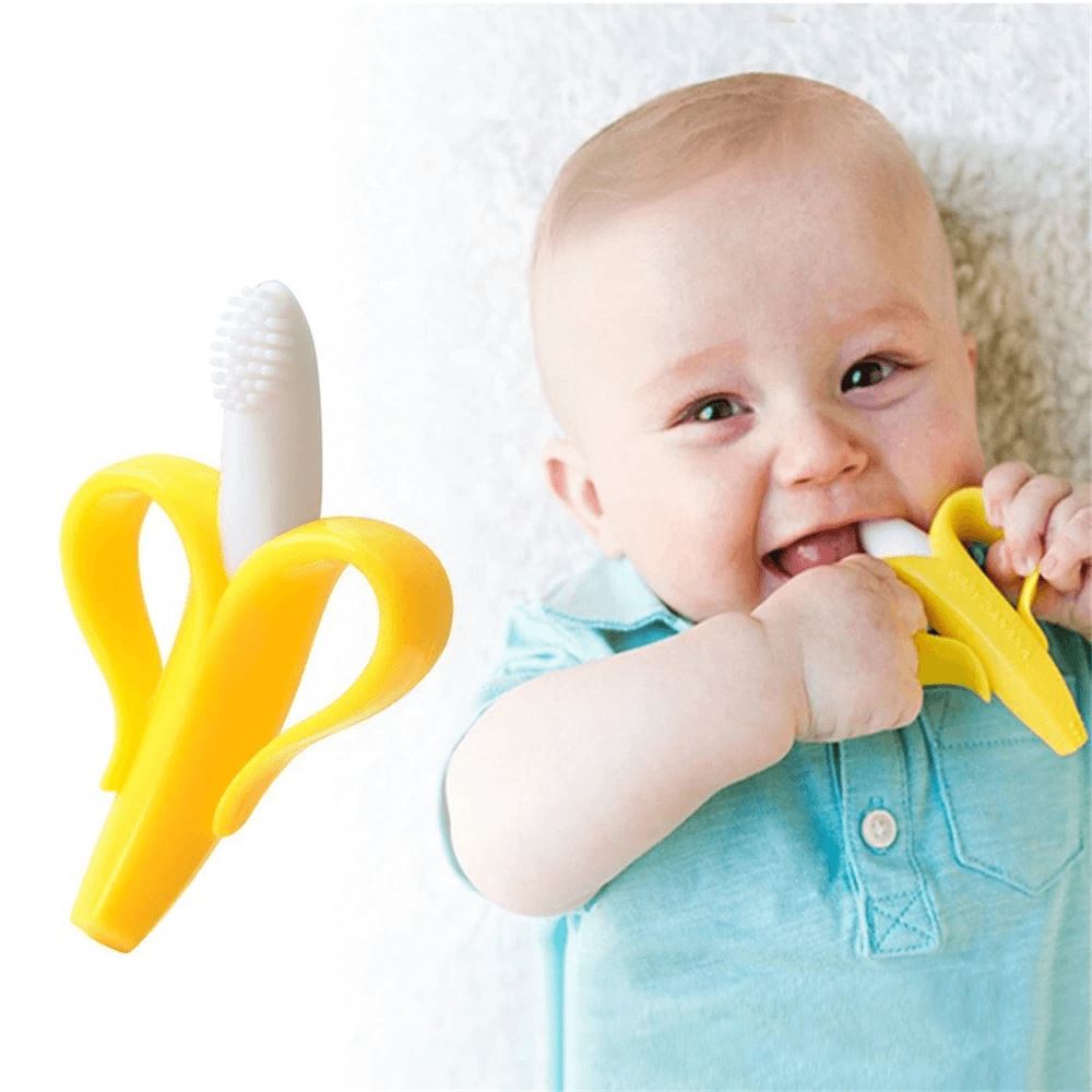 BananaBuds™ | Adorable brosse à dents banane pour bébé 