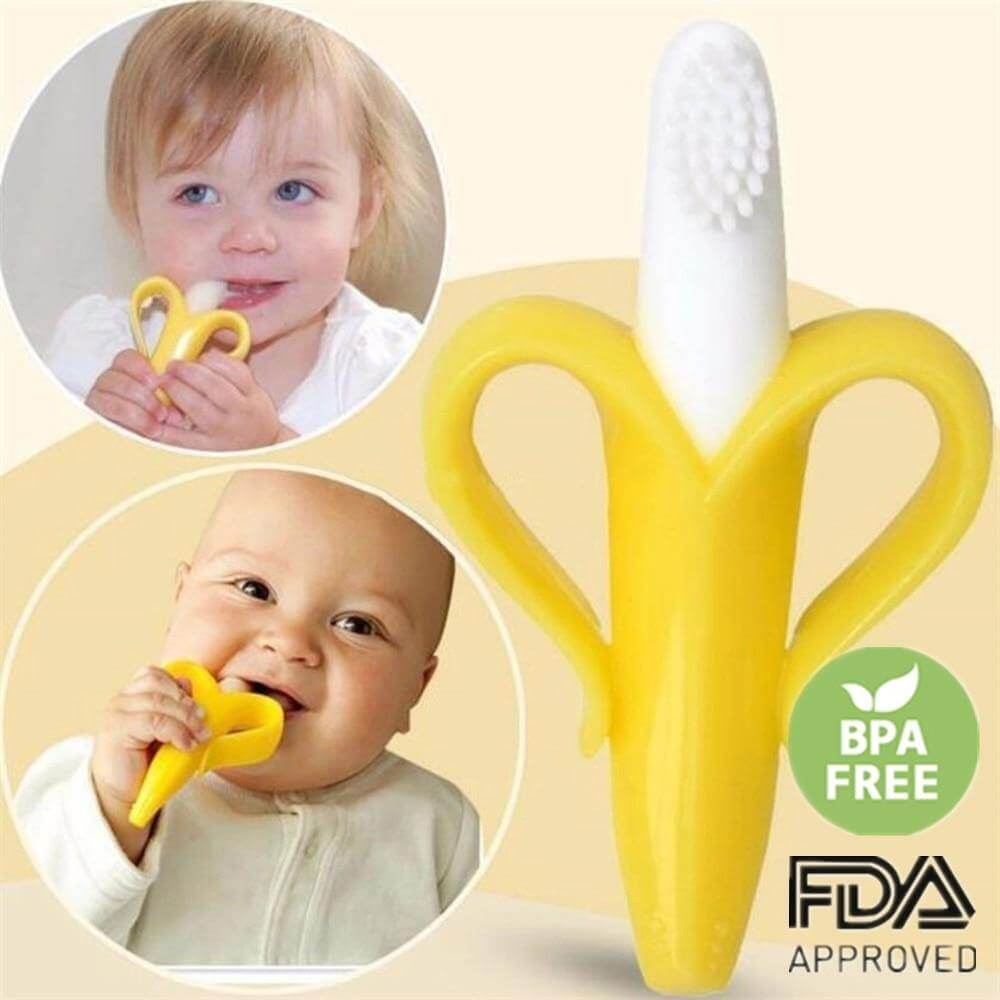 BananaBuds™ | Adorable brosse à dents banane pour bébé 