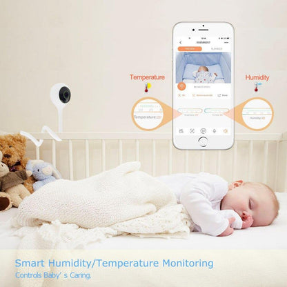 BabySense™ | Caméra de surveillance de sécurité multifonctionnelle pour bébé avec détection de température et d'humidité