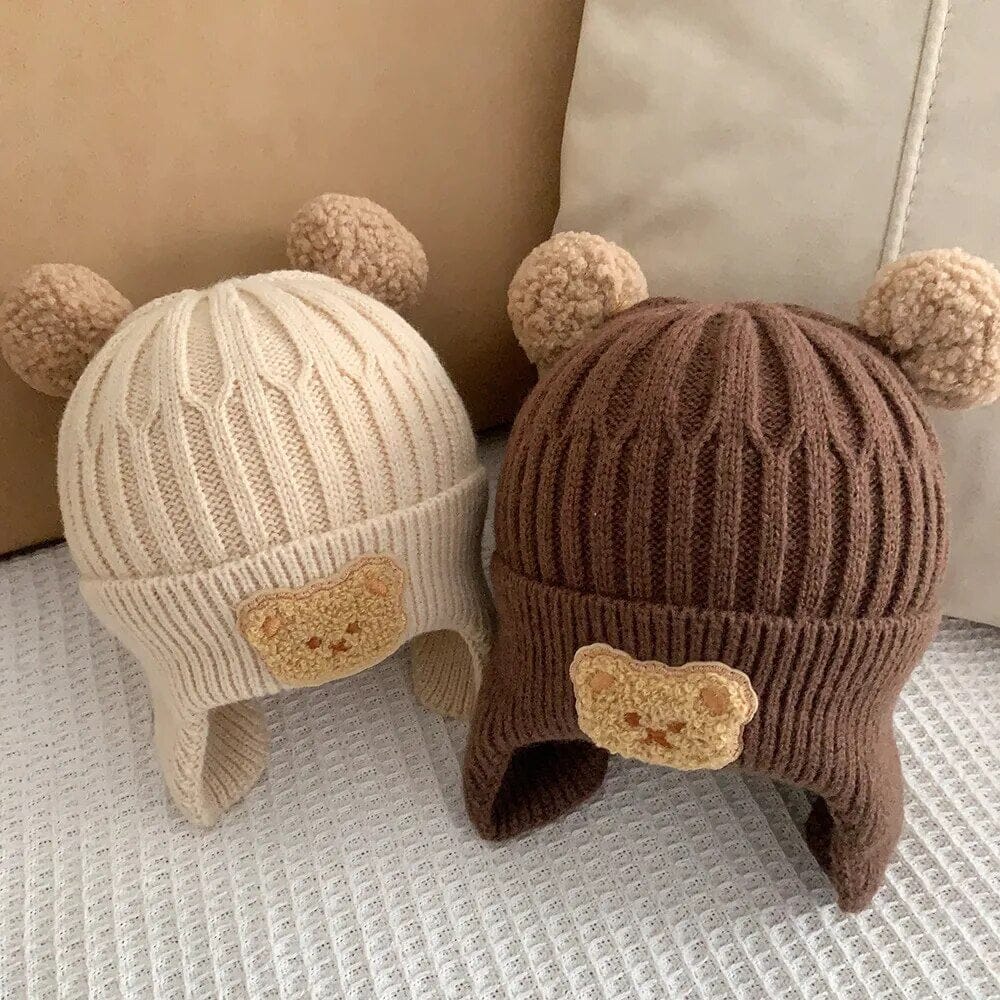 Nounours™ | Bonnet d'hiver irrésistible pour bébé 